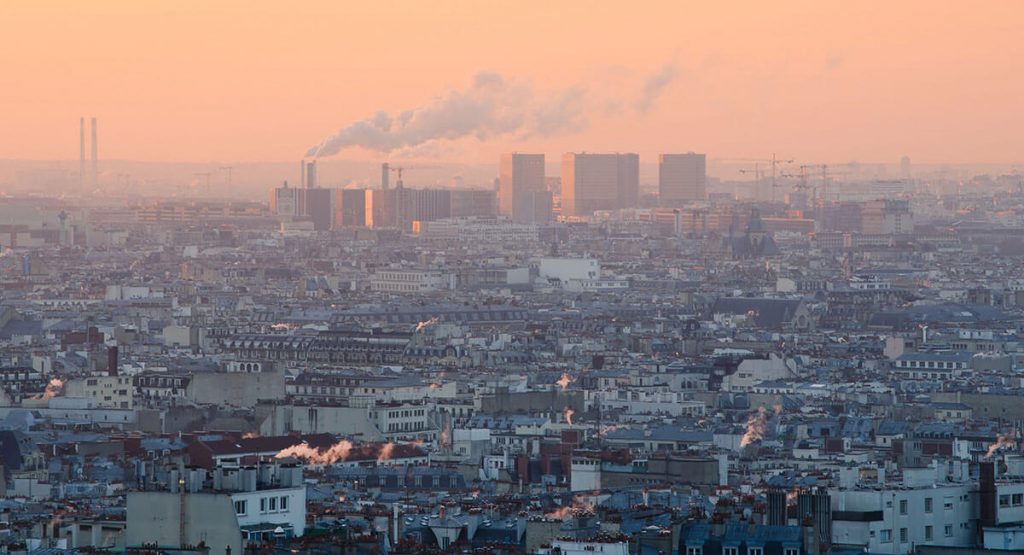 Zone industrielle à Paris